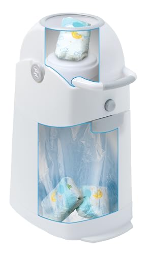 Asalvo 4011R - Contenedor de pañales, color blanco - imagen 3