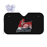 人気 大谷翔平 サンシェード 車フロント ガラスカバー 遮光 断熱 車用 紫外線カット 簡単着脱 吸盤 車用サンシェード 保護四季用 雑貨 140*76cm