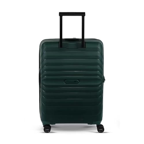 Image of Samsonite Octolite Neo Expandable 68 Cms Medium Check-inPolypropylene Hard Sided 8 Wheel Spinner Luggage /Suitcase /Trolley Bag (Green)-10 Year Global Warranty