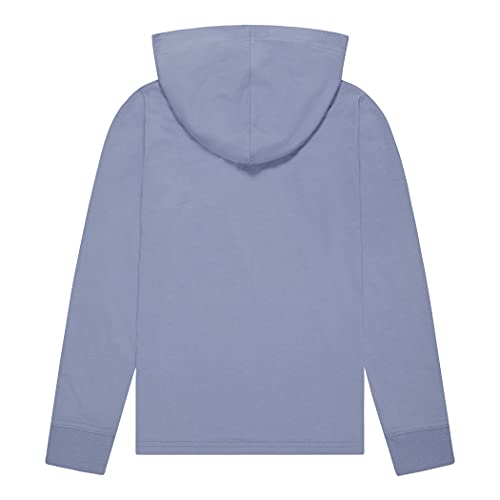 Champion Boys Long Sleeve Classic Hooded Tee Shirt Kids Clothes (Large, Wildflower Blue)2