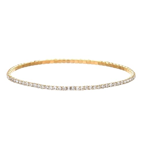 Bracelet tennis en zircone cubique scintillante au minimalisme intemporel