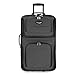Travel Select Amsterdam 25-Inch Softside Expandable Rolling Upright Luggage, Lightweight 2-Wheel Suitcase with Push-Button Handle, Gray
