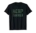 Hemp Farmer Cannabis Huile de CBD biologique Médicament végétalien T-Shirt