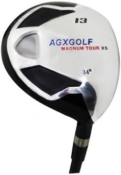 Men's Magnum #13 Fairway Wood (34 Degree): Graphite Shaft + Head Cover; Right or Left Hand, Cadet, Regular or Tall Length, Senior, Regular or Stiff Flex