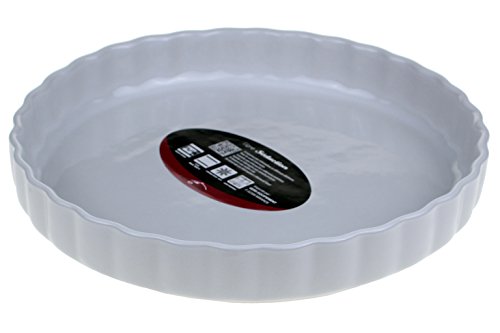 Crealys 512734 - Stampo Per Torta In Ceramica, 28 Cm, Colore: Bianco