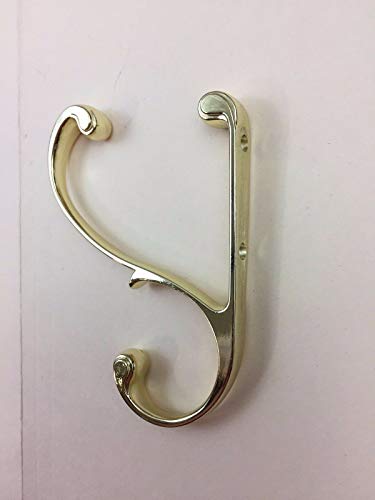 Coat/Hat Hook Zinc Pol Brass #TOP29