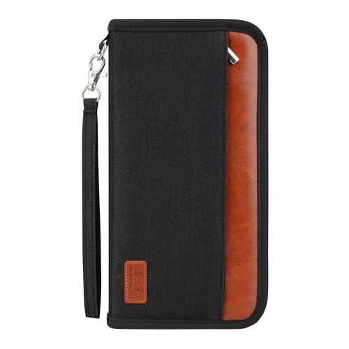Passport Holder Family Travel Large RFID Blocking Passport...