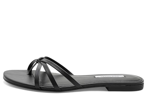 Cuir noir Calisssi par STEVEMADDEN | Sandale de luxe minimaliste - 4
