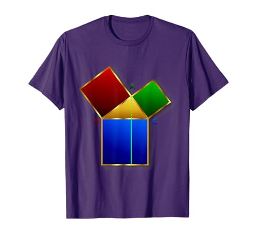 Pythagoras Theorem - Pythagorean Math A2 + B2 = C2 T-Shirt