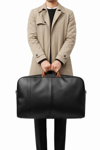Image of Covers India Blazer & Coat Cover | Leather Look Garment Cover | Dustproof & Water-Resistant Storage Bag for Suits, Jackets & Coats | 96 x 60 cm | Durable Travel & Wardrobe Organizer (1)