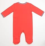 England Football 1982 Retro Away Baby Sleepsuit | 2022 | 6-9 Months Red - Image 2