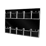 Marketing Holders Wall Tri Fold 10 Pocket Pamphlet Flyer Holder Brochure Display 10 Pocket