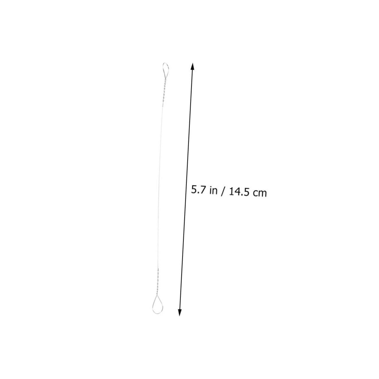 Unomor 8Pcs Stainless Steel Cheese Wire Slicer Handheld Cheese Cutter for Easy Slicing of Cheese Butter Fruits and Cakes Compact and Lightweight Kitchen Tool