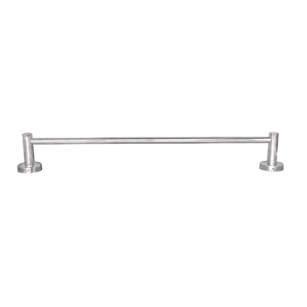 Barre simple en acier inoxydable SUS304 blanc, le porte-serviettes haut de gamme sans perçage