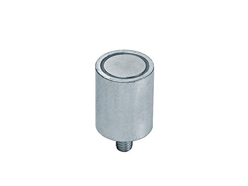 Uchwyt do prętów | magnes mocujący z neodymowego (NdFeB), z czopami gwintowanymi, Ø 6 mm – 63 mm, wymiary: Ø 63 | M12 x 20 | 170 kg siła przyczepności