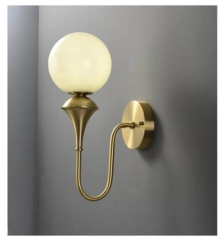 Image of WOKE Attractive Dazzling Metal and Glass Wall Lamp /Night Lamp - Elegant Design, Vibrant Glass Accent, Ideal for Bedrooms, Living Rooms, and Decorative Lighting,