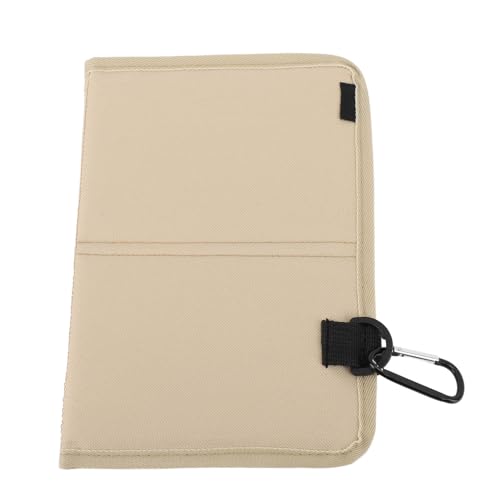 RIZGHWOY Portable Compact Seat Cushion, Warm and Dry Pendic in The Outdoor Picnic, Folding Pillow for 14x10 Inches Hiking, Made of Oxford Fabric (Khaki)