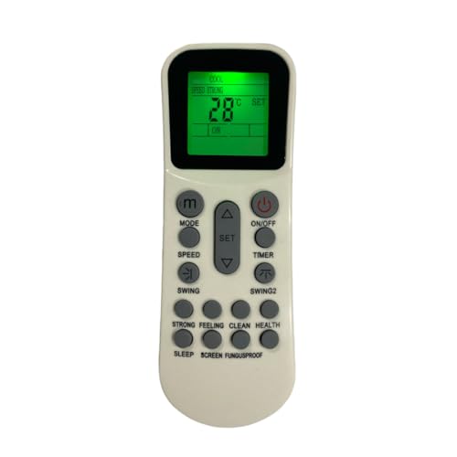 Image of Upix AC Remote No. 125 (with Backlight), Compatible /Replacement for Godrej AC Remote (Exactly Same Remote Will Only Work)