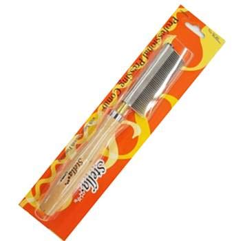 Stove Heating Comb Hair Straightening Hot Comb Curling Iron Heated Brush Perm (8cm Large)