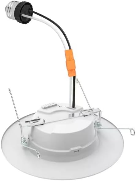 Commercial Electric 5/6 in White Integrated LED Energy Star Color Changing Recessed Trim Downlight