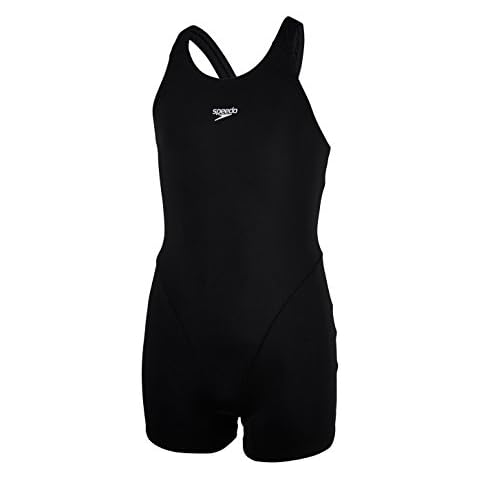 Speedo Essential Endurance+ Bañador, Junior Girls, Negra, 24 (5-6 años) Cover