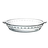6.5 Inch Pie Plate by NUTRIUPS Small Glass Pie Dish Glass Pie Pan Smaller Pie Pans for Baking