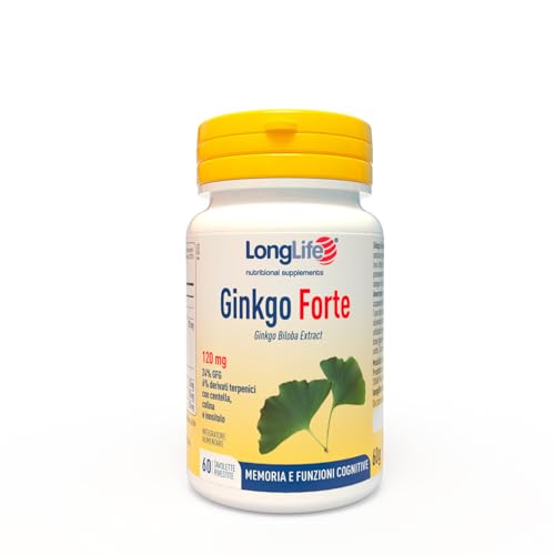 LongLife Ginkgo Forte - Integratore Microcircolo e Memoria