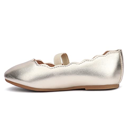 Toddler Girls Ballerina Flat Shoes Little Girls Mary Jane Princess Dress Shoes Butterfly on Back