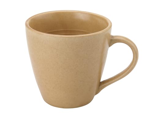 Image of Bodhi House Handcrafted Ceramic Coffee Mug Set of 1 Pieces (350 Ml), Stoneware Tea Cup, Microwave Safe Large Milk Mug, Matte Finish, Ideal for Daily use, Casual Gatherings and Gifting, Wood Brown