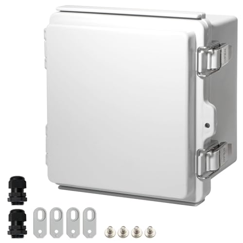 Boîtier plastique ABS IP67 étanche MAKERELE avec plaque de montage