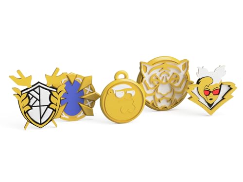 Exclusive Battle Royale Gold Medallion - 3D-Printed Collector's Set - Ultimate Gamer Gift, Limited Edition (S (~2.5in), Bundle (All 5))2