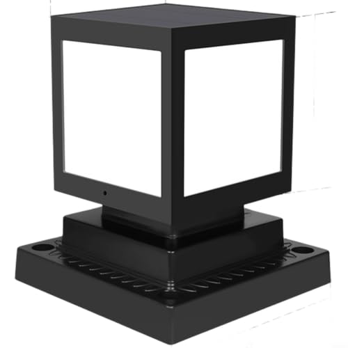 Lampadaire solaire LED finition cuivre haut de gamme et étanche pour grande cour