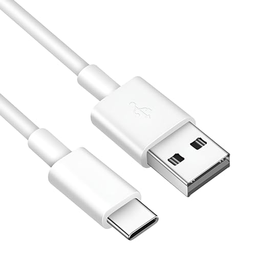 Image of ZYBUX Vivo 80W Flash Charge USB Type C Cable Compatible With Vivo,V23 5G,V23 Pro,V25,V25,V25 Pro,V25E,V27,V27 Pro,Y35,X50 Pro,Y73,V21E,V20,V21,V21 Pro T1,iQOO Neo 7,6,Z3,Z5,Z6 44W Flash Charger USB-C,White,100cm
