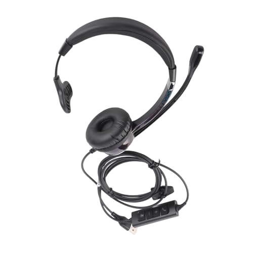 Auriculares con cancelación de ruido usb y sonido claro para atencion al cliente