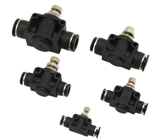 Válvula de acelerador de 6mm con conectores neumáticos rápidos de plástico, lote de 10 uds. 3