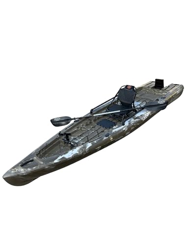 BKC Brooklyn 13.0 Single Skiff Hybrid Kayak (Camo)