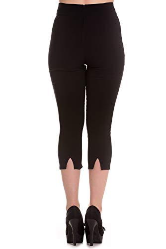 Hell Bunny Tina 50s Vintage Retro Style Capri Trousers 3/4 Length Pedal Pushers2