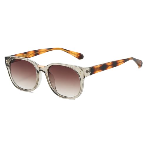 Lunettes de soleil hommes femmes acier inoxydable verres teintés protection UV400
