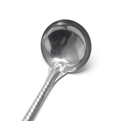 JINGYAN Cucchiaini da tè Stainless Steel Large Soup Spoon Ladle Skimmer Colander Filter Kitchen Tool