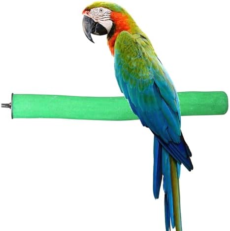 best bird perches for amazon parrots that will surprise you 5 Bird Perch Rough-surfaced Nature Wood Stand Toy Branch for Parrots