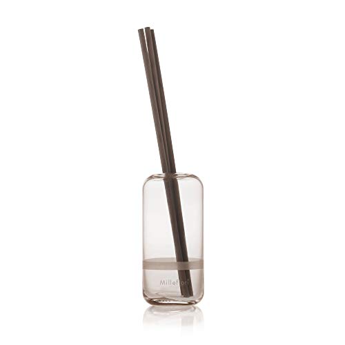 Difusor de varillas Millefiori Air Design con cápsulas de cristal gris elegante 2
