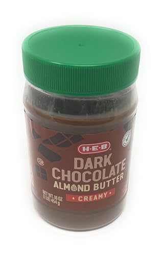 H‑E‑B Dark Chocolate Creamy Almond Butter 16oz - 1 jar