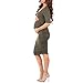 Women's Super Soft Side Ruched Maternity Dress by Mother Bee - Made...