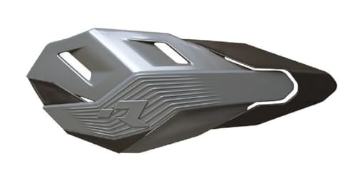 Protège-mains RACETECH HP3 Cross Enduro gris quantique noir pour éviter la casse de levier