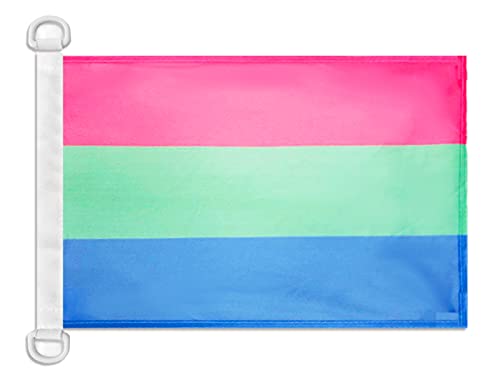 AZ FLAG Polysexuality Nautical Flag 18''x 12'' for Outdoor and Boat, Polysexual Banner Knitted Polyester with Two Plastic Rings 30 x 45 cm — image 1
