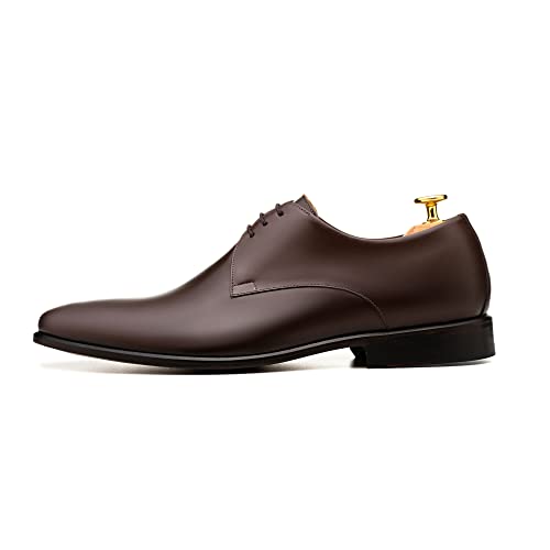 Image of Leather Formal /Classic Shoes Oxfords Plain Derby Merida