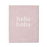 MORI Hello Baby - Cuaderno de recuerdos unisex para recién nacido, ligero, duradero, con letras de amor, diseño cómodo, ideal para grabar recuerdos, talla única