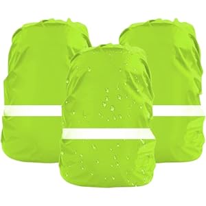 ElevaPulse 3 Stück Rucksack Regenschutz