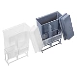 Homoyoyo Mikroskop Objektträger Färbeständer aus Polypropylen 2 Stück Laborbedarf für Probenaufbewahrung und Färbeexperimente im Forschungslabor