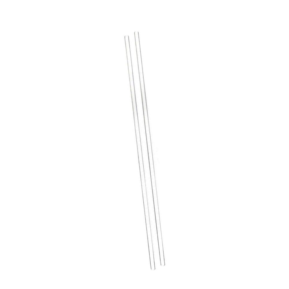 Bacchette di vetro con estremità arrotondata, agitatori sperimentali in borosilicato da 400 mm a 150 mm for laboratori didattici(10x200mm)